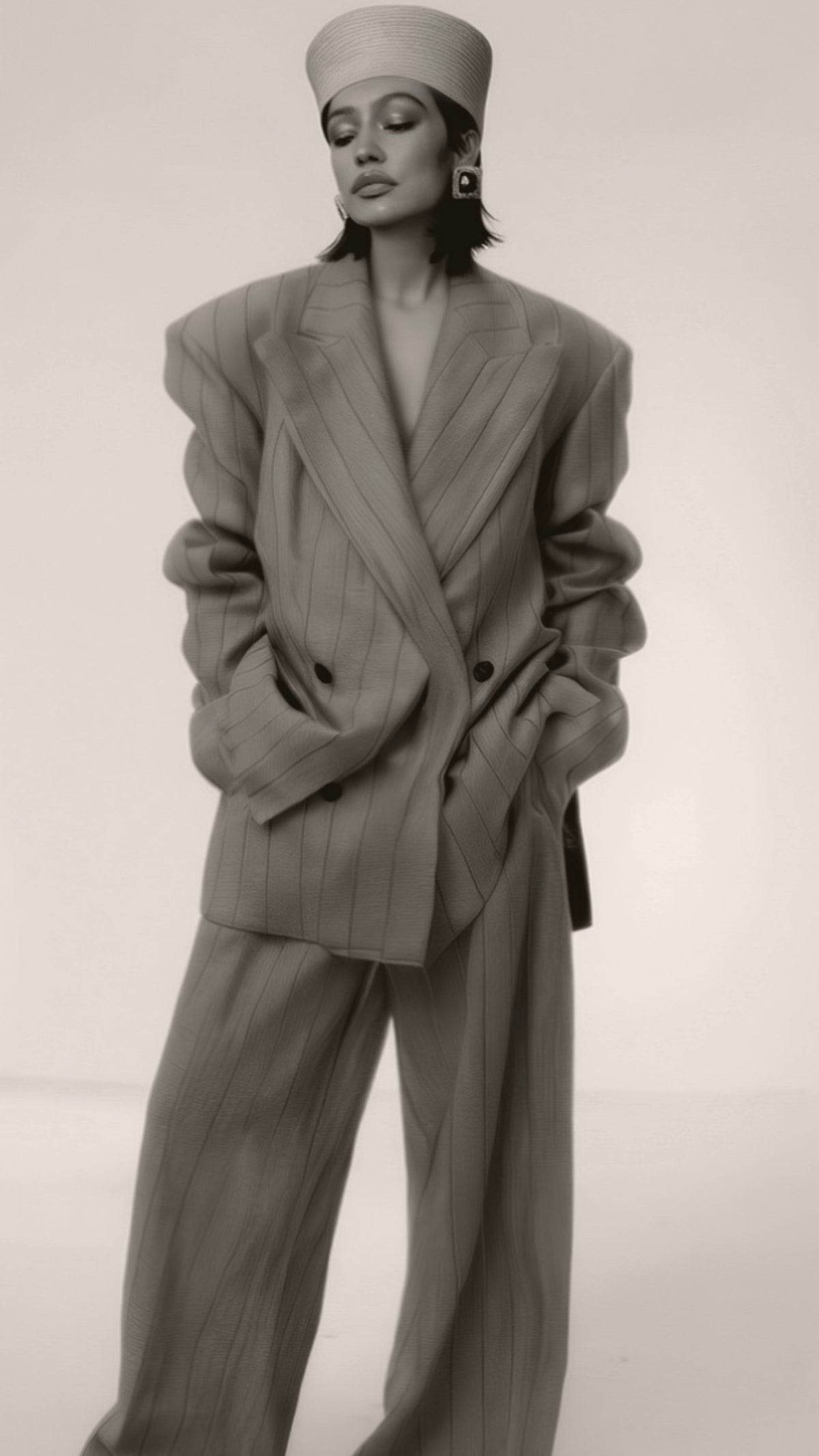 Blazer Stripped Set